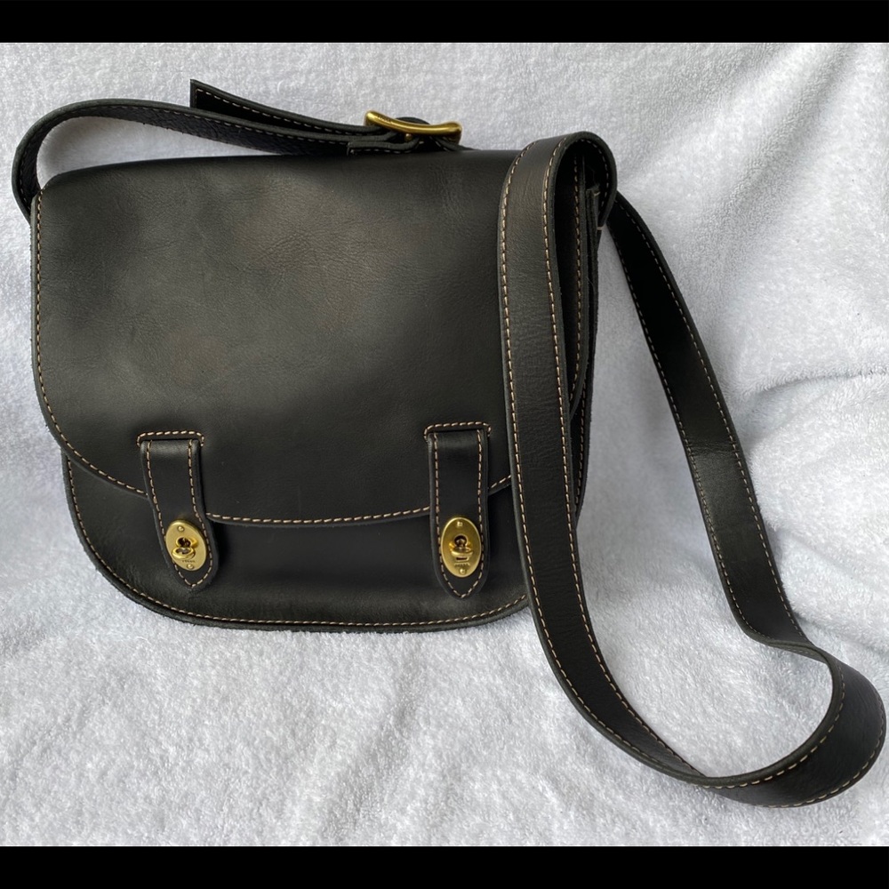 Fossil Austin Leather Large Flap Crossbody